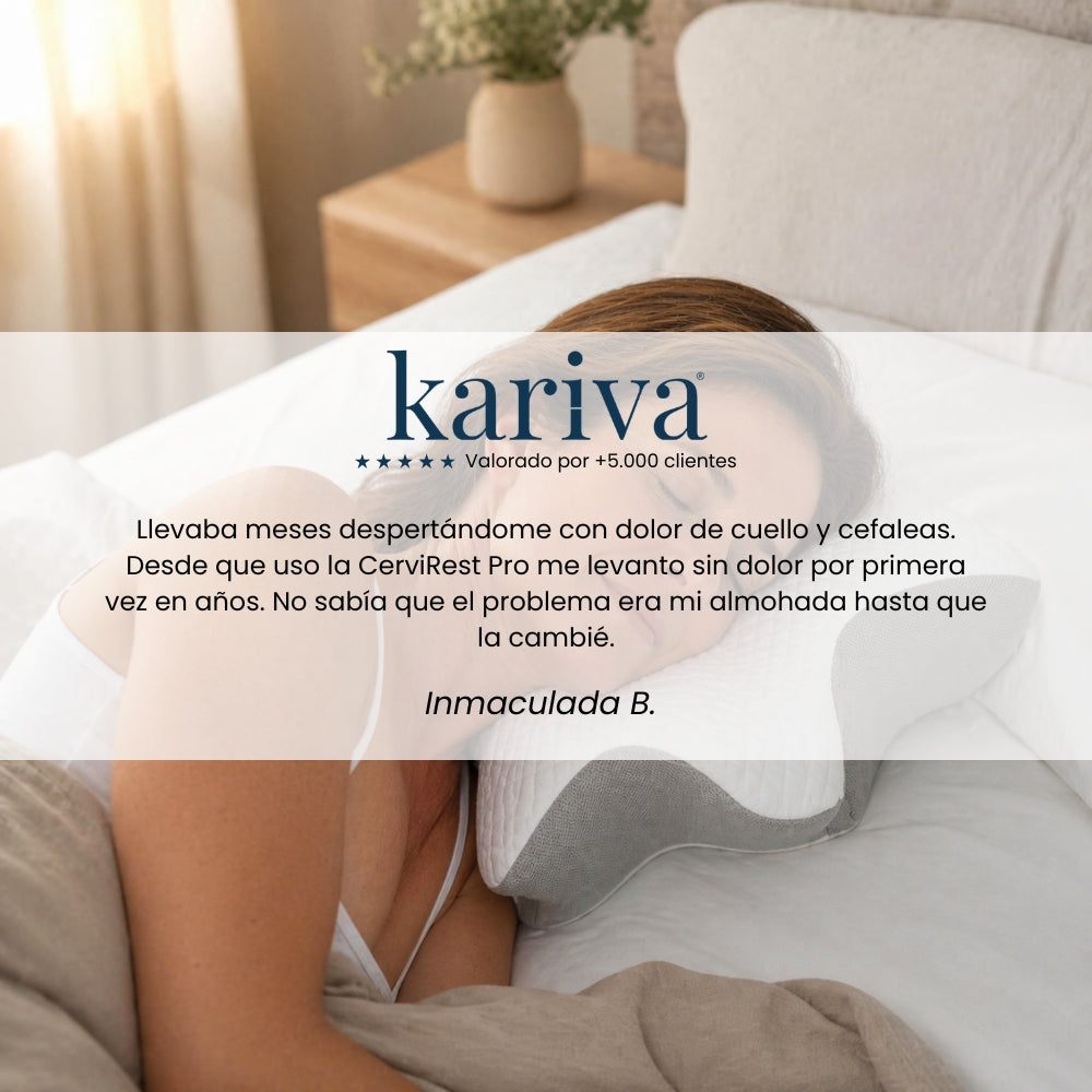 CerviRest Pro - Almohada Cervical Ergonómica