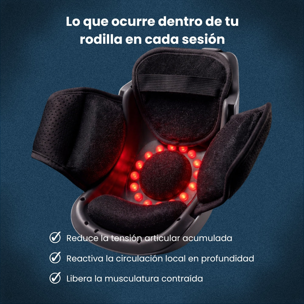 KneeFlow Pro — Masajeador de Rodillas con Calor y Vibración