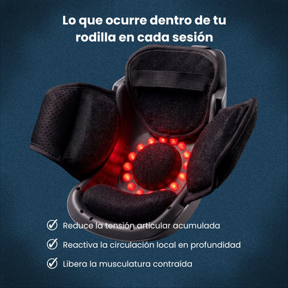 KneeFlow Pro — Masajeador de Rodillas con Calor y Vibración