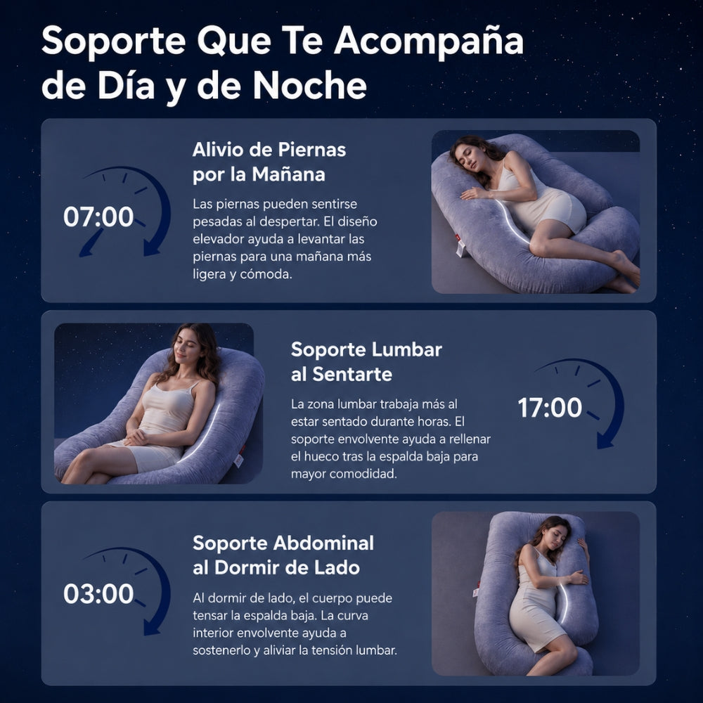 BackRelief - Almohada para Embarazadas