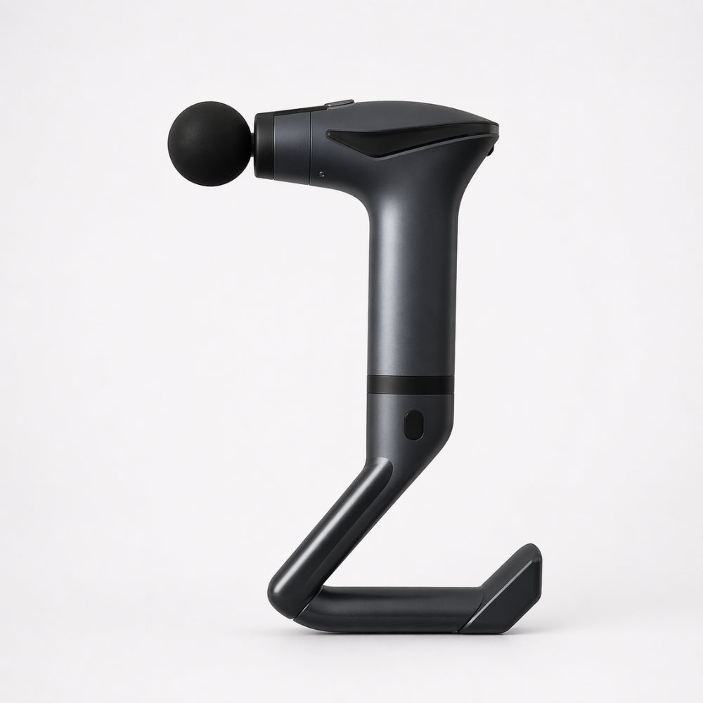 FlexGun 360 - Pistola de Masaje Percutiva con Mango Articulado