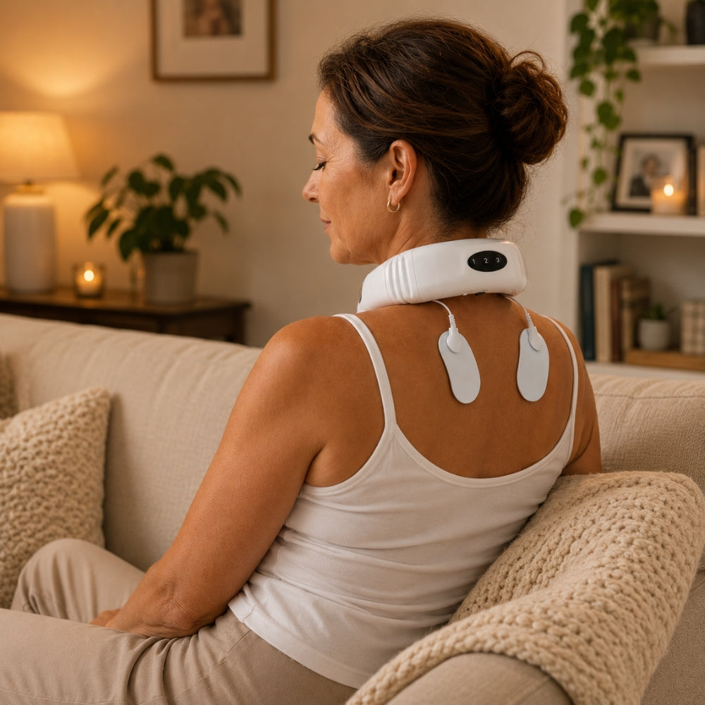 SpineRelief X - Masajeador de cuello y espalda electromagnético