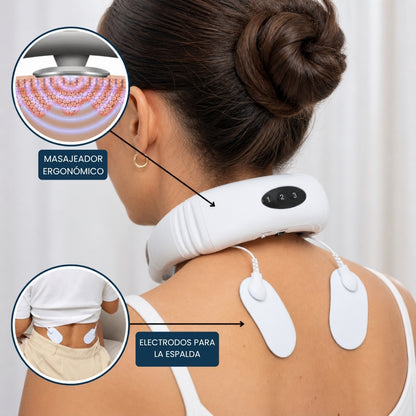 SpineRelief X - Masajeador de cuello y espalda electromagnético